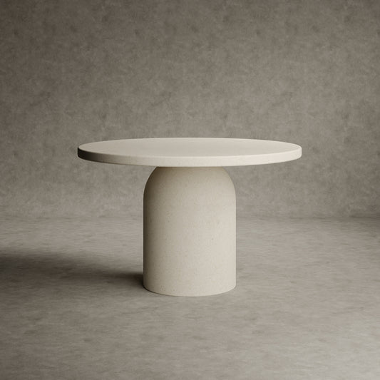 Baola Micro Concrete Round Dining Table Small