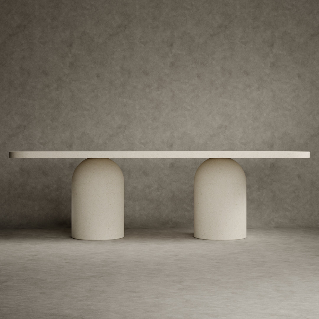 Tenga Micro Concrete Dining Table Rectangular