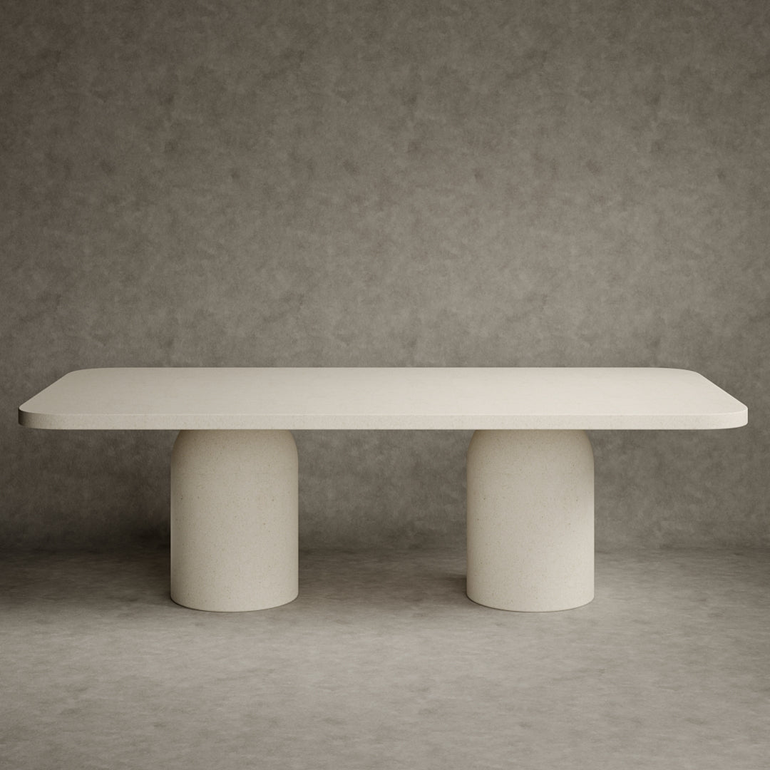 Tenga Micro Concrete Dining Table Rectangular