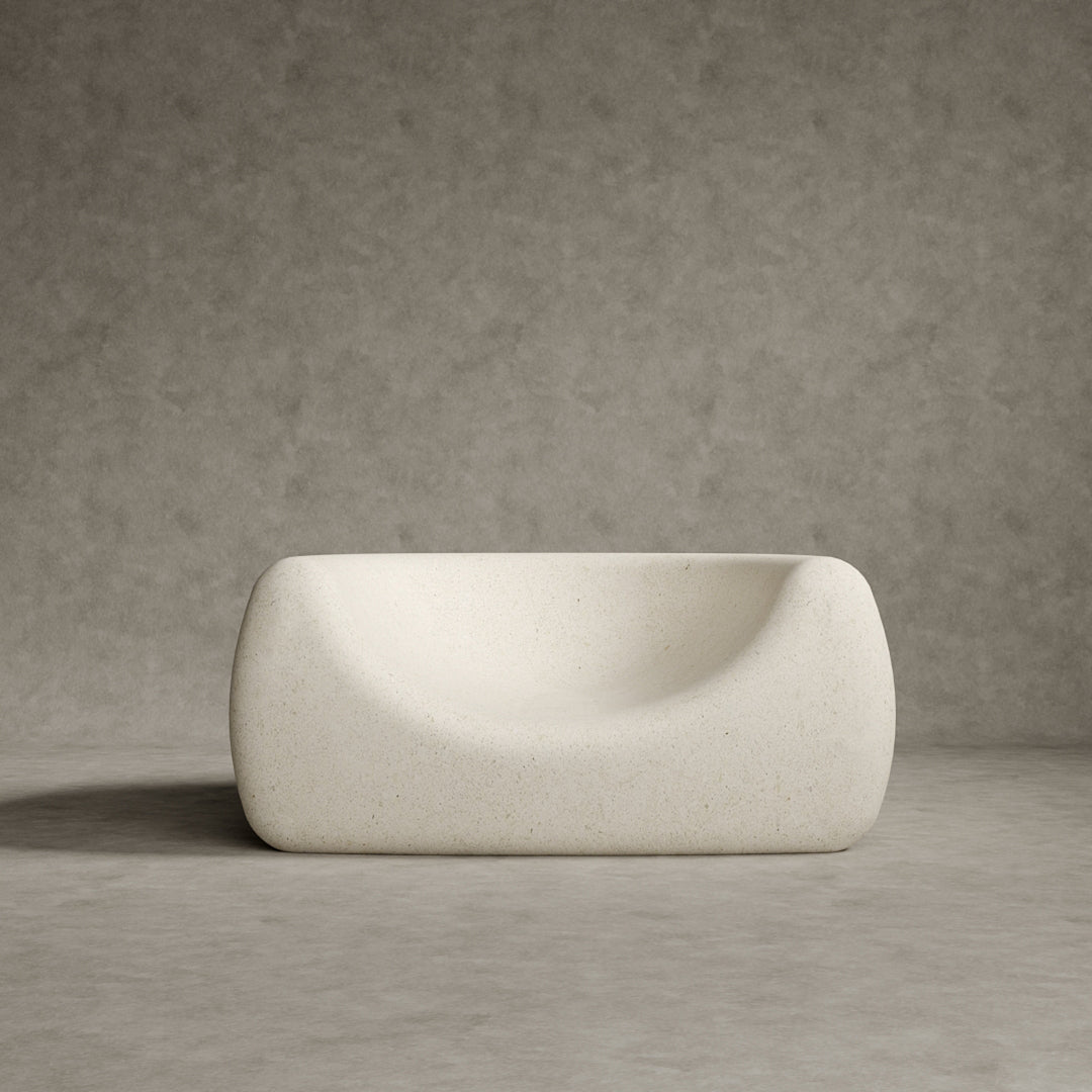 Solis — Outdoor Lounge Chair in Microcement