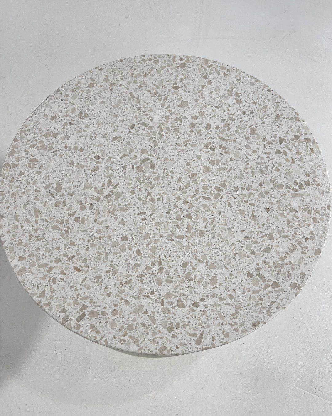 TerraMix Alto — Tall Coffee Table with Terrazzo Top