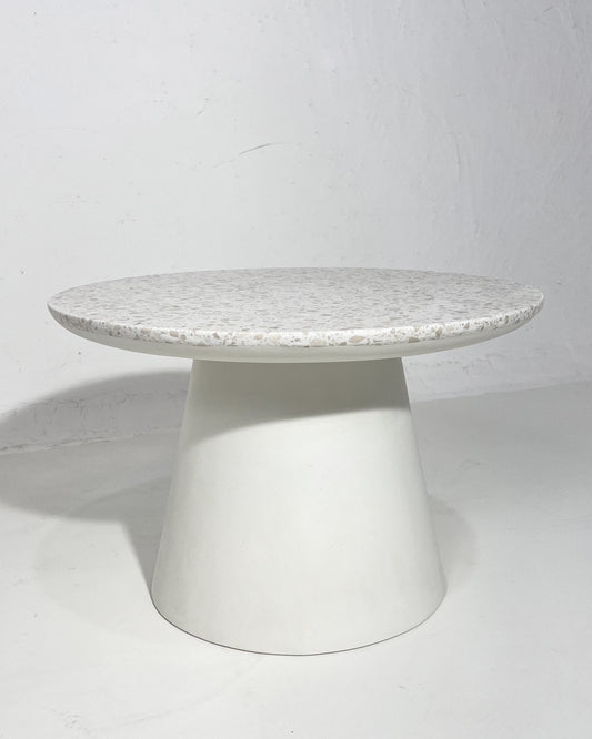 TerraMix Modern — Minimalist Coffee Table with Terrazzo and Concrete