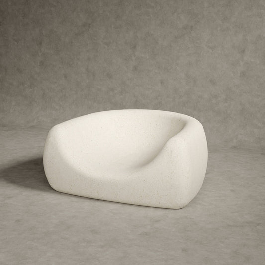 Solis — Outdoor Lounge Chair in Microcement